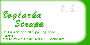 boglarka strupp business card
